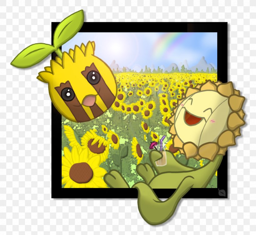 Pokémon Sun And Moon Sunflora Sunkern Common Sunflower, PNG, 872x800px, Pokemon, Art, Cartoon, Common Sunflower, Drawing Download Free