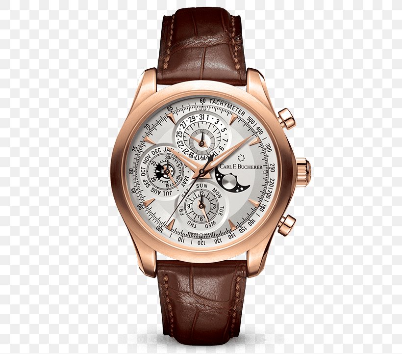 Carl F. Bucherer Chronograph Automatic Watch Jewellery, PNG, 722x721px, Carl F Bucherer, Automatic Watch, Brand, Brown, Chronograph Download Free