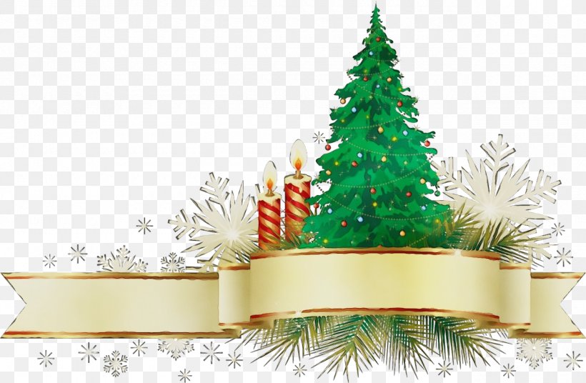 Christmas Tree Watercolor, PNG, 1280x838px, Watercolor, American Larch, Architecture, Christmas, Christmas Day Download Free