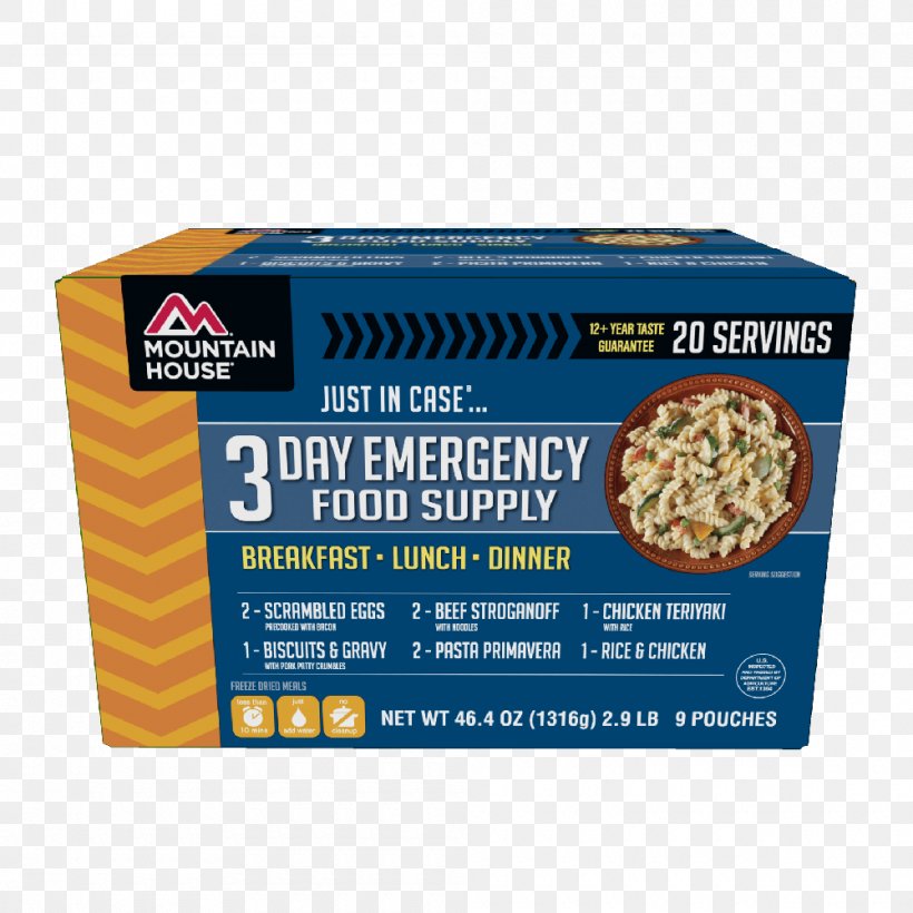 Food Storage Breakfast Meal Emergency, PNG, 1000x1000px, Food, Breakfast, Dinner, Emergency, Food Drying Download Free