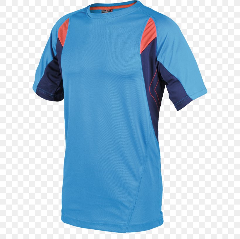 T-shirt Sleeve Clothing Top, PNG, 600x818px, Tshirt, Active Shirt, Azure, Blue, Clothing Download Free