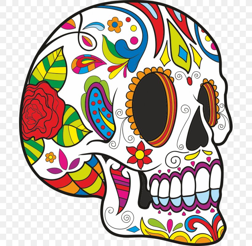 Calavera Coloring Books For Kids Ages 9-12: Beautiful Sugar Skulls That Make You Relax (Dia De Los Muertos) Day Of The Dead Coloring Book, PNG, 800x800px, Calavera, Area, Art, Bone, Book Download Free