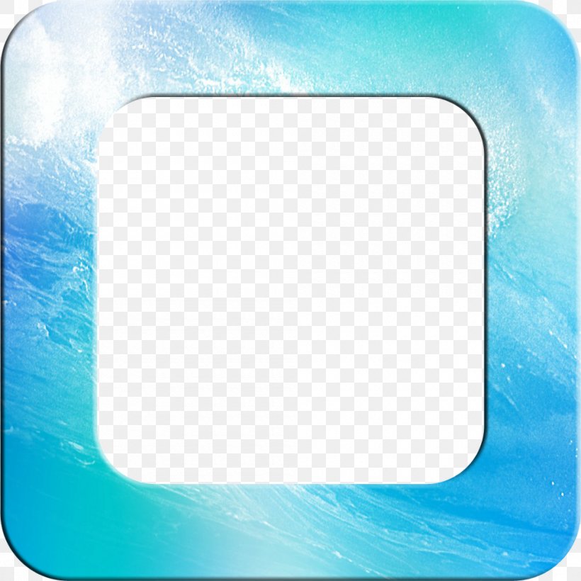 Picture Frames Turquoise Line, PNG, 1000x1000px, Picture Frames, Aqua, Azure, Blue, Picture Frame Download Free