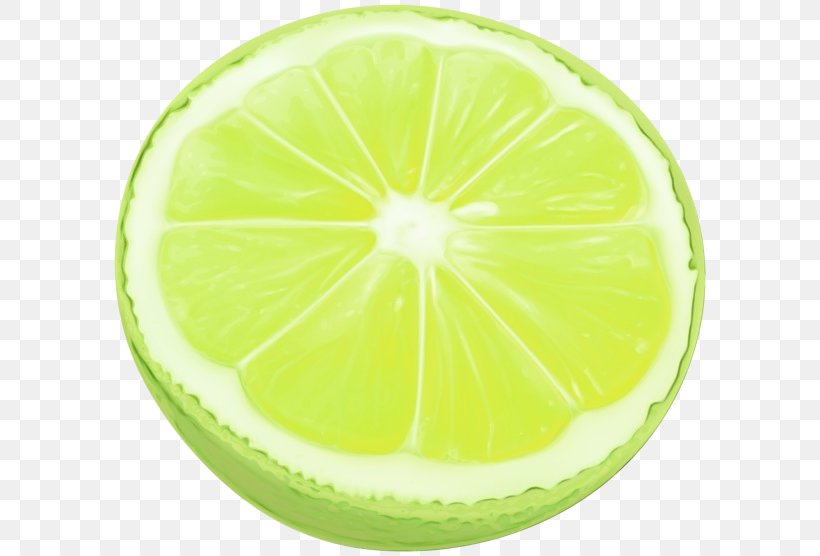 Citrus Lime Lemon Green Key Lime, PNG, 600x556px, Watercolor, Citrus, Food, Fruit, Green Download Free