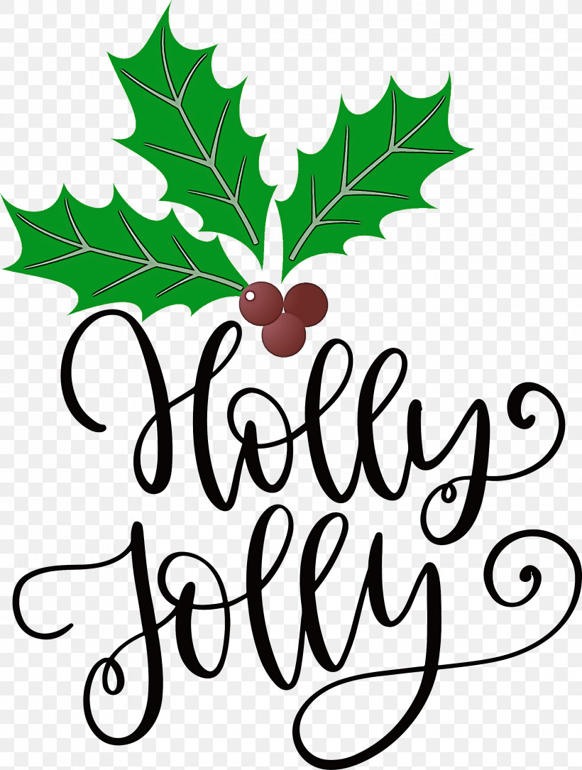 Holly Jolly Christmas, PNG, 2267x3000px, Holly Jolly, Aquifoliaceae, Christmas, Flora, Flower Download Free