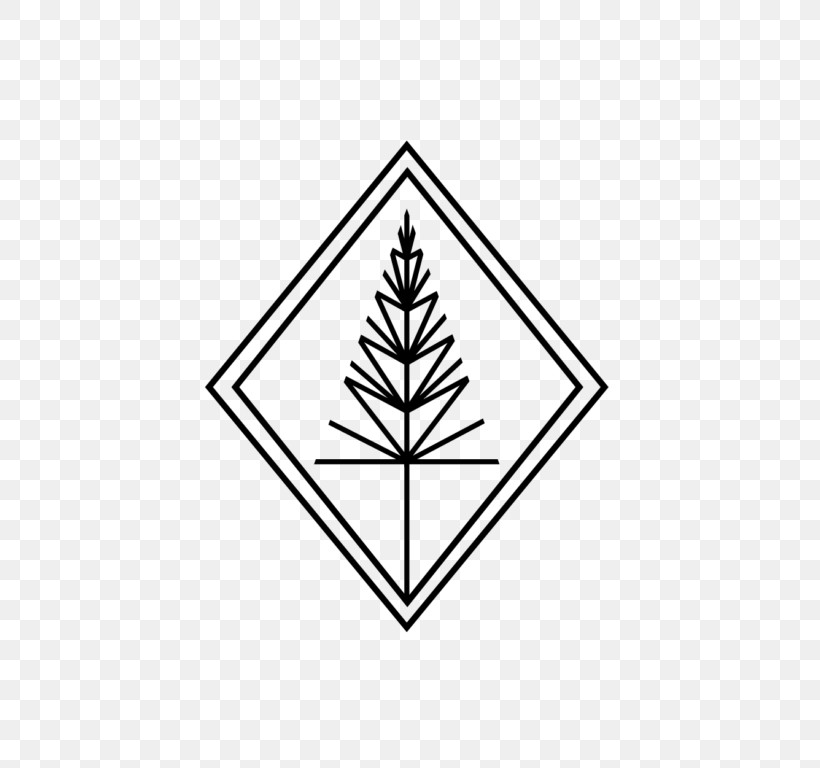 Leaf Line Triangle Tree Logo, PNG, 768x768px, Leaf, Blackandwhite, Conifer, Line, Line Art Download Free