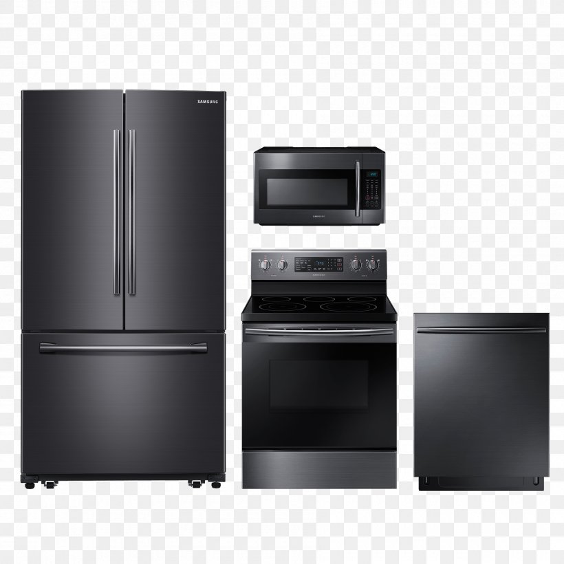 Refrigerator Home Appliance Kitchen Cooking Ranges Stainless Steel, PNG, 1800x1800px, Refrigerator, Cooking Ranges, Countertop, Dishwasher, Electric Stove Download Free