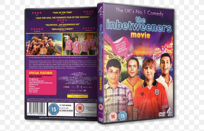 The Inbetweeners United Kingdom Film Poster DVD, PNG, 700x525px, Inbetweeners, Advertising, Blake Harrison, Brand, Channel 4 Download Free