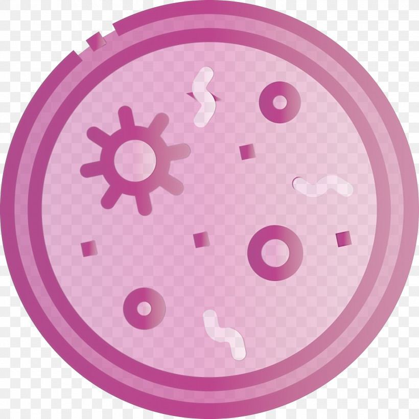 Bacteria Germs Virus, PNG, 3000x3000px, Bacteria, Circle, Germs, Magenta, Pink Download Free