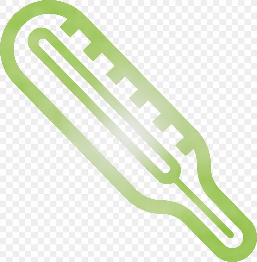 Green, PNG, 2942x3000px, Thermometer, Covid, Fever, Green, Paint Download Free