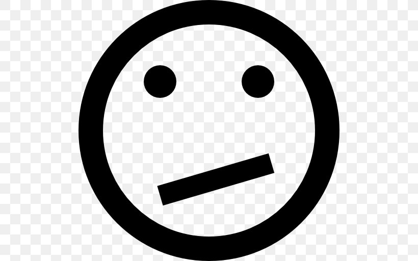 Smiley Emoticon Facial Expression Face, PNG, 512x512px, Smiley, Area, Black And White, Emoticon, Face Download Free