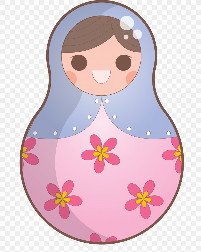 Colorful Russian Doll, PNG, 2396x3000px, Colorful Russian Doll, Cartoon, Flower, Pink M, Silhouette Download Free