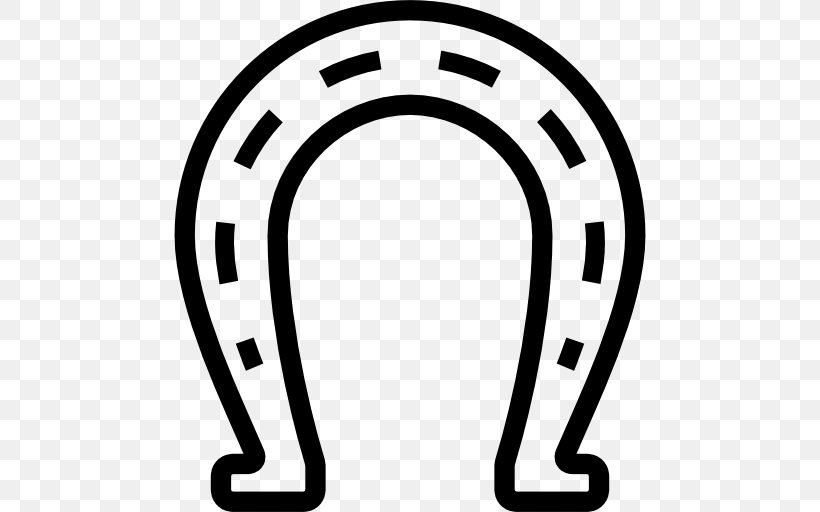 Horseshoe IOS 7 Clip Art, PNG, 512x512px, Horseshoe, Area, Black And White, Brand, Game Download Free