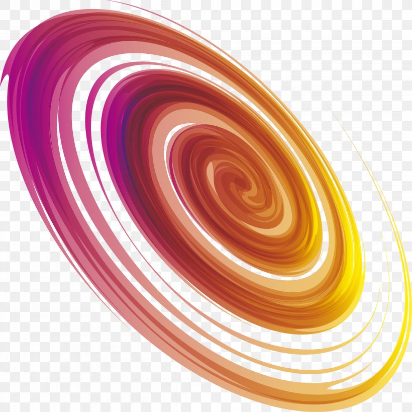 Vortex Euclidean Vector Universe Icon, PNG, 4353x4351px, Vortex, Designer, Drawing, Orange, Spiral Download Free