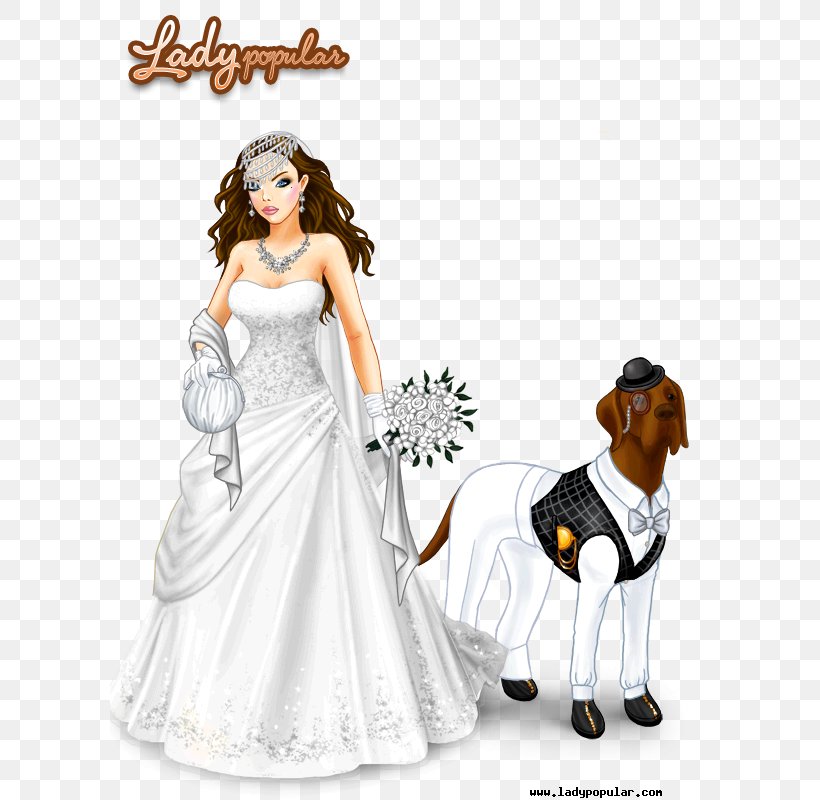 Wedding Dress Lady Popular Bride Gown, PNG, 600x800px, Wedding Dress, Bridal Clothing, Bride, Doll, Dress Download Free