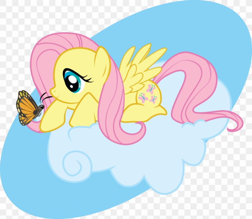 Fluttershy Monarch Butterfly Pony Rainbow Dash, PNG, 900x781px, Watercolor, Cartoon, Flower, Frame, Heart Download Free