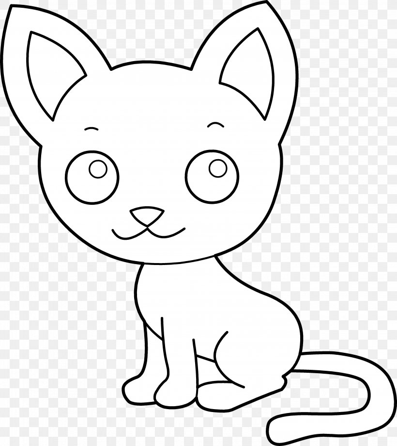 Cat Kitten Clip Art Coloring Book Openclipart, PNG, 4331x4859px, Cat, Artwork, Black, Black And White, Carnivoran Download Free