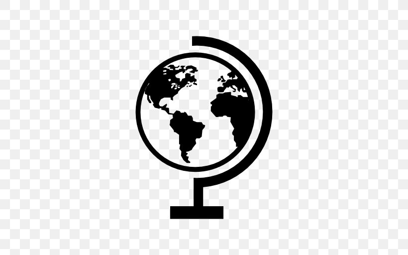 Globe World Map Earth, PNG, 512x512px, Globe, Black And White, Blank Map, Brand, Continent Download Free