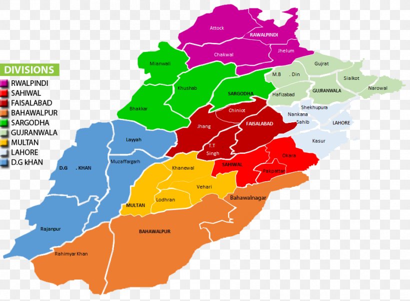 Gujranwala Faisalabad Lahore PMIU-PERSP Districts Of Punjab, PNG, 953x701px, Gujranwala, Area, Districts Of Punjab, Ecoregion, Education Download Free