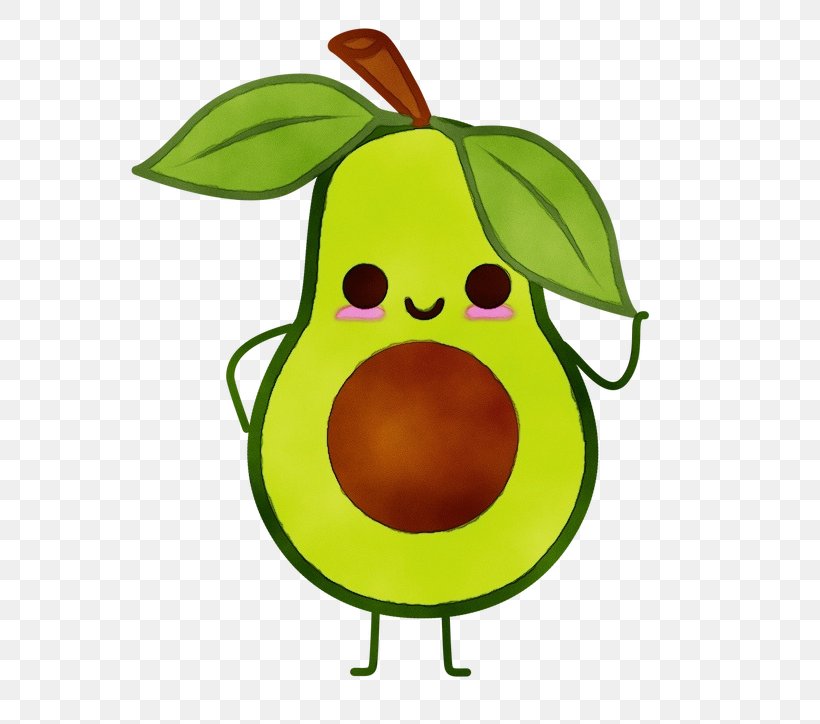 Avocado, PNG, 640x724px, Watercolor, Avocado, Avocado Salad, Cartoon, Drawing Download Free