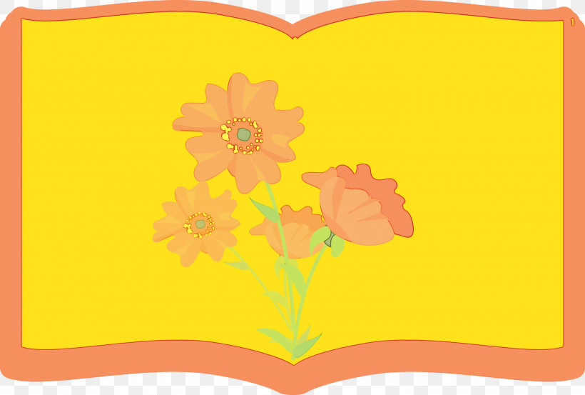 Flower Line Yellow Petal Pattern, PNG, 3000x2026px, Flower Frame, Biology, Book Frame, Flower, Geometry Download Free