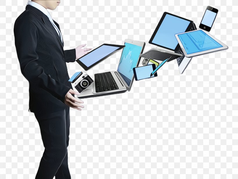 Laptop White-collar Worker Computer Network Business Technology, PNG, 2304x1736px, Watercolor, Business, Businessperson, Computer Network, Employment Download Free