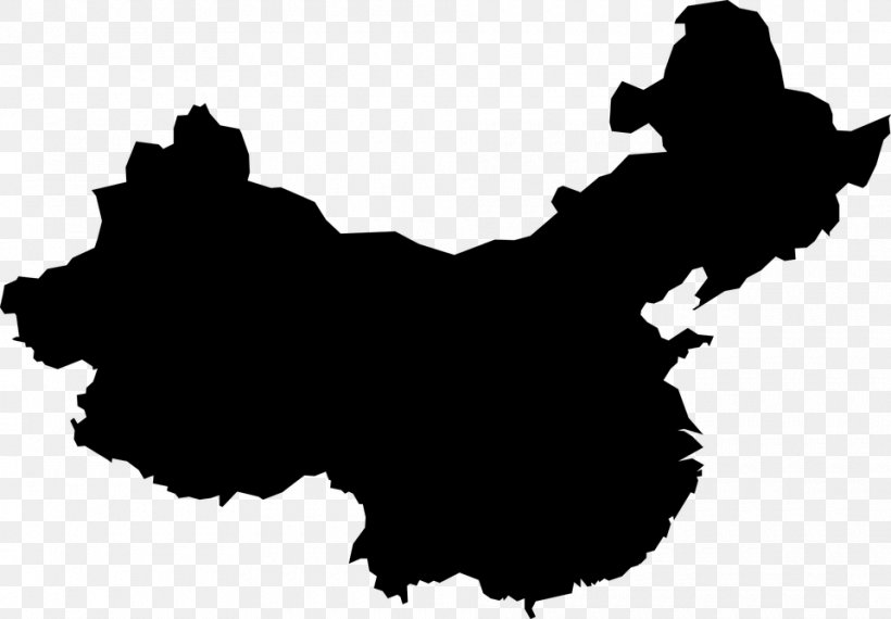 China World Map Vector Map, PNG, 960x668px, China, Black, Black And White, Chinese Dragon, City Map Download Free