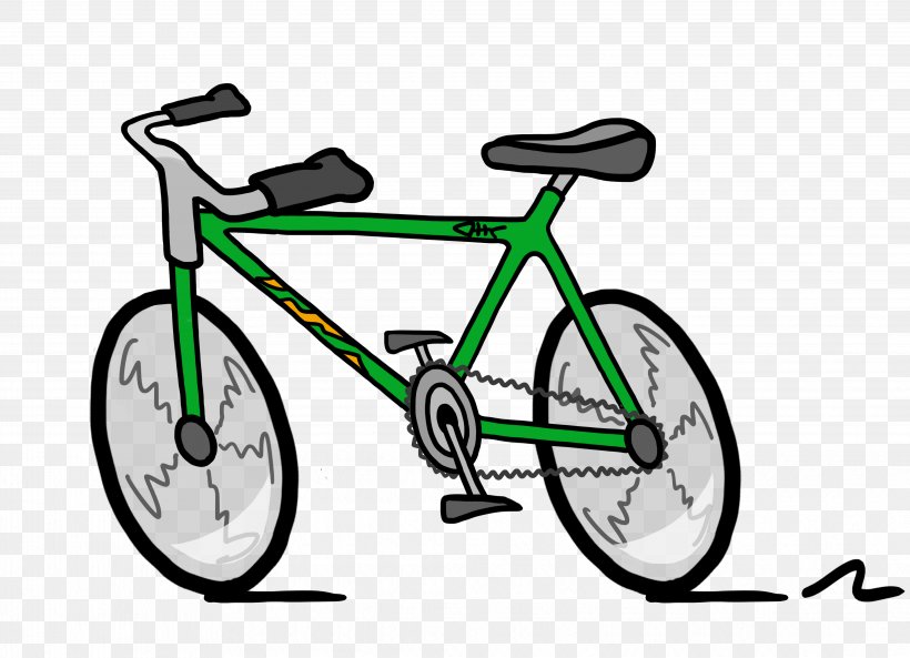 Bicycle Cycling Clip Art, PNG, 4142x3000px, Bicycle, Artwork, Automotive Design, Bicycle Accessory, Bicycle Drivetrain Part Download Free