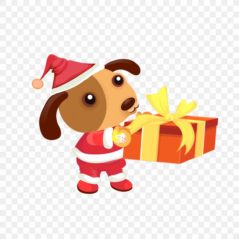 Dog Puppy Gift Gratis, PNG, 1181x1181px, Dog, Carnivoran, Christmas, Christmas Decoration, Christmas Ornament Download Free