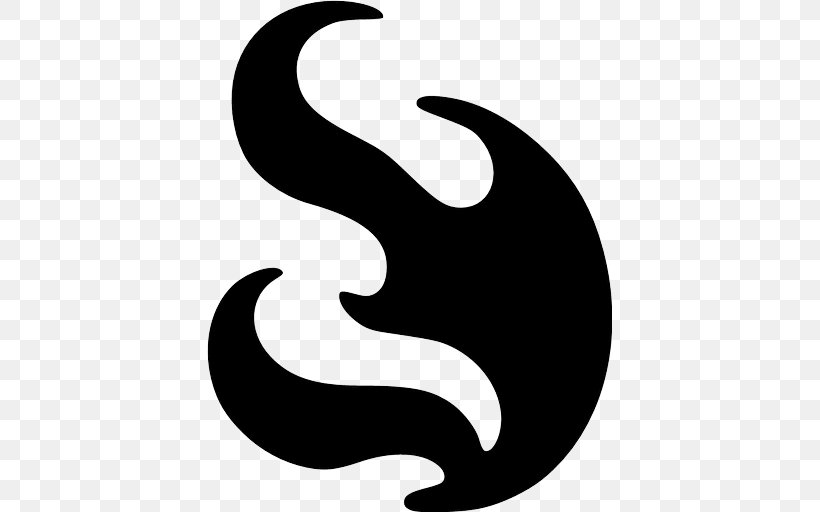 Magic: The Gathering Symbol Wizards Of The Coast Sorcerer Magic Points, PNG, 512x512px, Magic The Gathering, Artwork, Black And White, Crescent, Fallen Empires Download Free