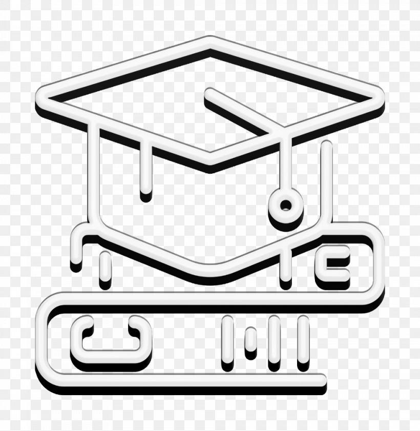 Mortarboard Icon Education Icon Student Icon, PNG, 984x1010px, Mortarboard Icon, Black, Education Icon, Geometry, Line Download Free