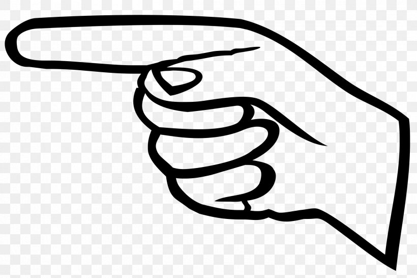Point Index Finger Clip Art, PNG, 2400x1600px, Point, Area, Artwork, Black And White, Finger Download Free