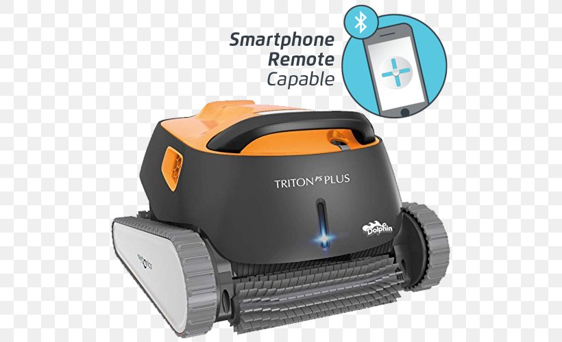 Automated Pool Cleaner Dolphin Nautilus Robotic Pool Cleaner Dolphin Triton Plus Swimming Pools Maytronics Ltd., PNG, 500x500px, Automated Pool Cleaner, Cleaning, Dolphin, Electronic Device, Machine Download Free