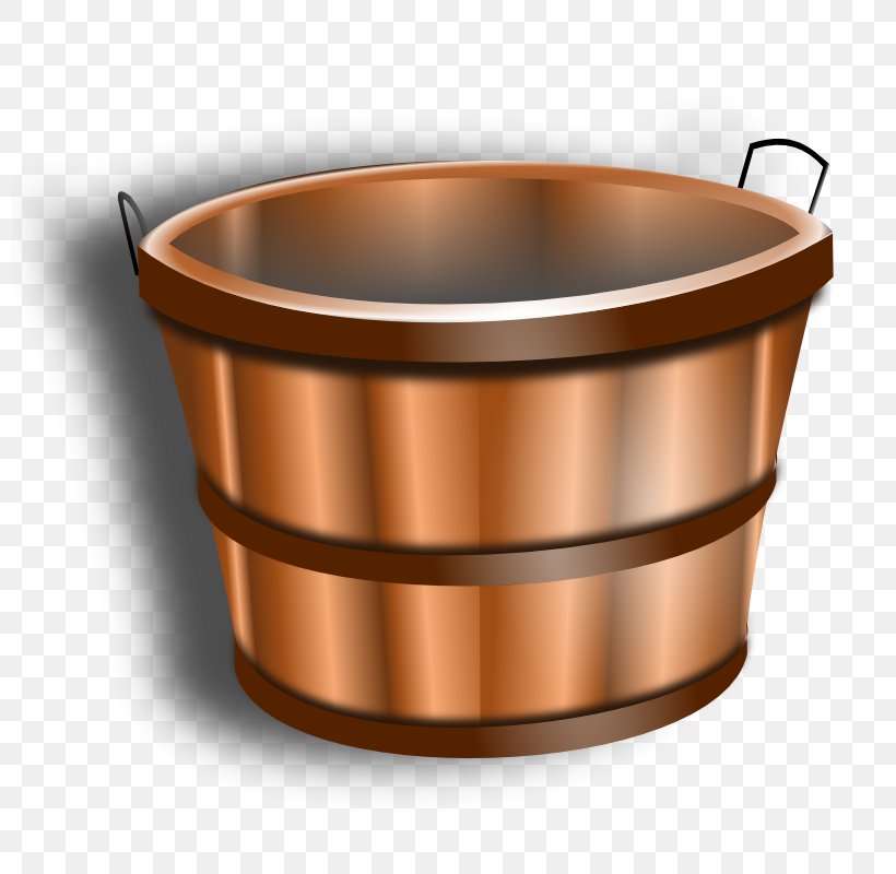 Bucket Royalty-free Clip Art, PNG, 800x800px, Bucket, Bucket And Spade, Cookware And Bakeware, Copper, Free Content Download Free