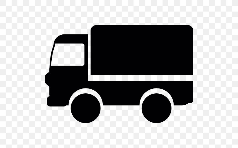 Pickup Truck Car Van, PNG, 512x512px, Truck, Black, Black And White, Car, Light Truck Download Free