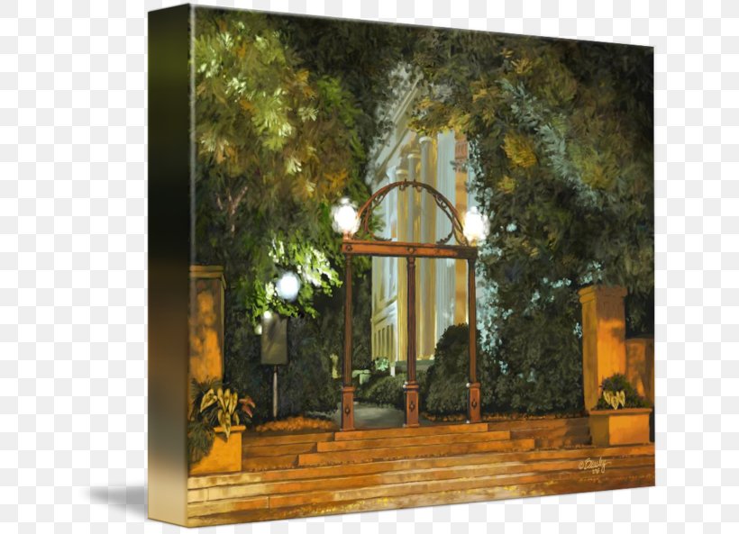 UGA Arch Painting Imagekind Art Picture Frames, PNG, 650x593px, Uga Arch, Art, Athens, Canvas, Facade Download Free