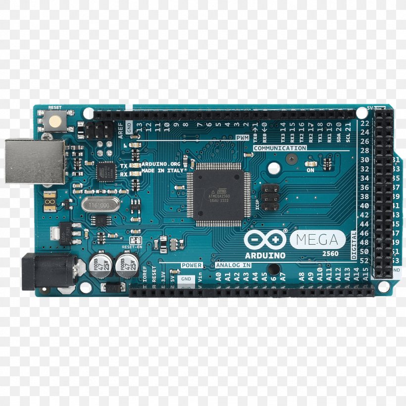 Arduino Mega 2560 Pinout Arduino Uno Printed Circuit Board, PNG, 1024x1024px, Arduino, Arduino Uno, Atmel, Breadboard, Circuit Component Download Free
