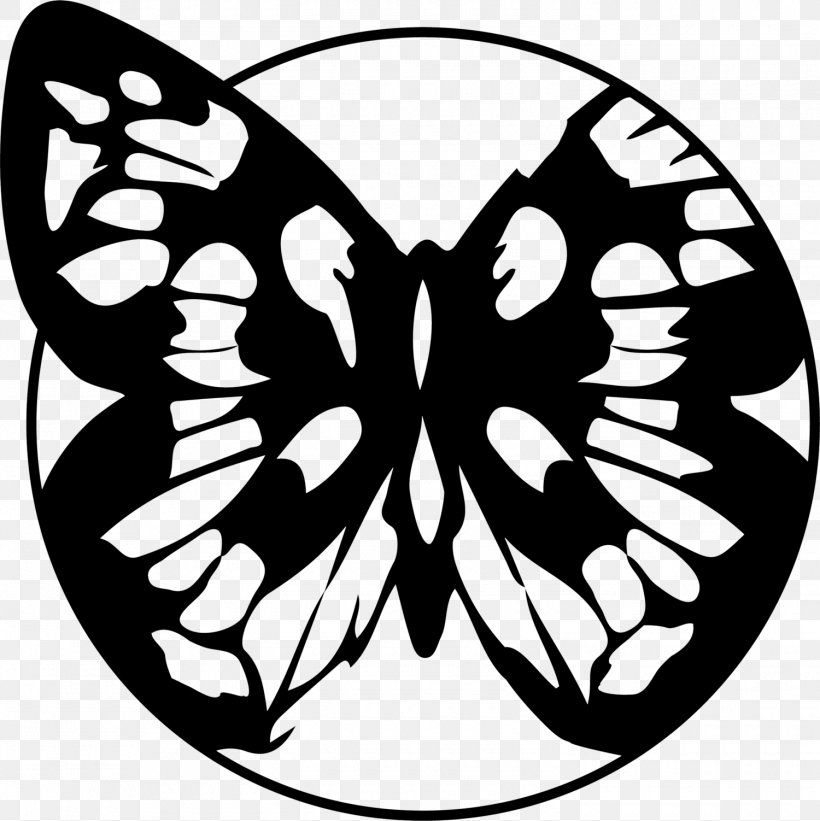 Butterfly Stencil, PNG, 1500x1502px, Monarch Butterfly, Blackandwhite, Brushfooted Butterflies, Brushfooted Butterfly, Butterfly Download Free