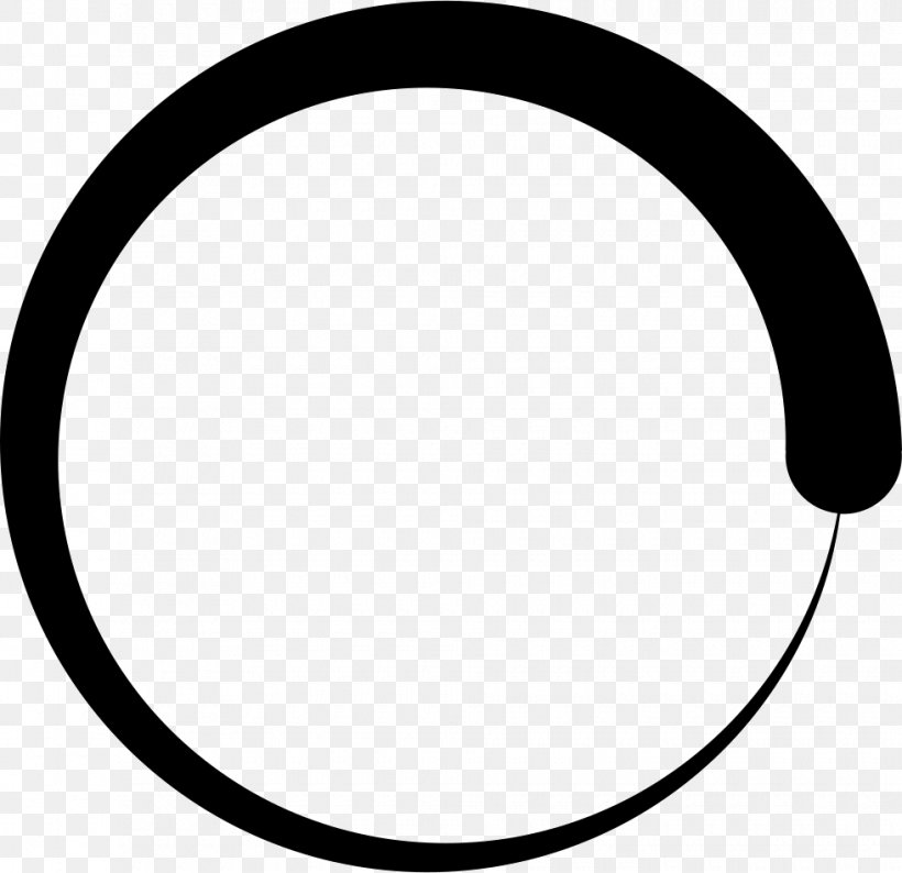 Circle, PNG, 980x950px, Shape, Area, Black, Black And White, Curve Download Free