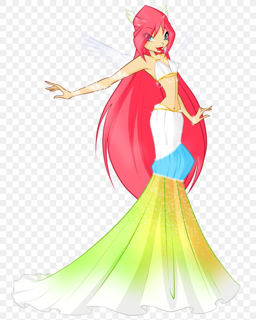 DeviantArt Fairy Mermaid, PNG, 780x1024px, Watercolor, Cartoon, Flower, Frame, Heart Download Free