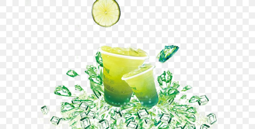 Green Tea Iced Tea Ice Cube Lemon, PNG, 650x416px, Tea, Caipirinha, Cocktail Garnish, Cube, Designer Download Free