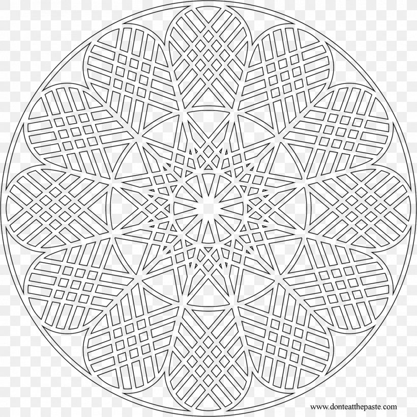 Mandala Coloring Book Drawing Child Adult, PNG, 1600x1600px, Mandala, Adult, Area, Art Therapy, Black And White Download Free