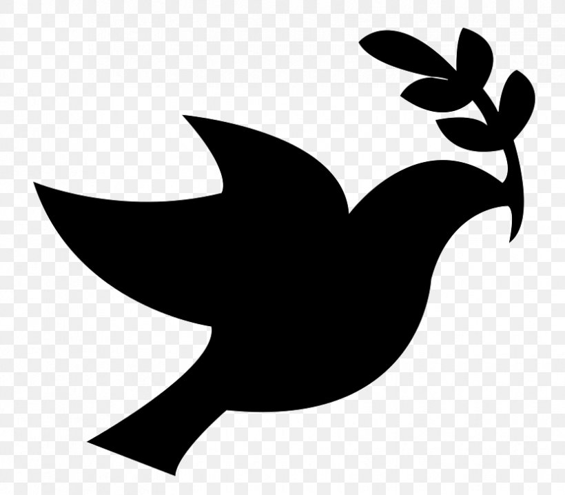 Pigeons And Doves Doves As Symbols Clip Art, PNG, 830x727px, Pigeons And Doves, Artwork, Beak, Bird, Black And White Download Free