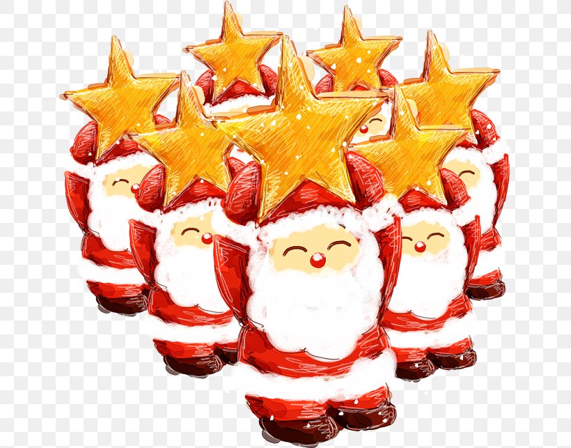 Santa Claus Reindeer Christmas Ornament Wallpaper, PNG, 650x643px, Santa Claus, Christmas, Christmas Card, Christmas Decoration, Christmas Ornament Download Free