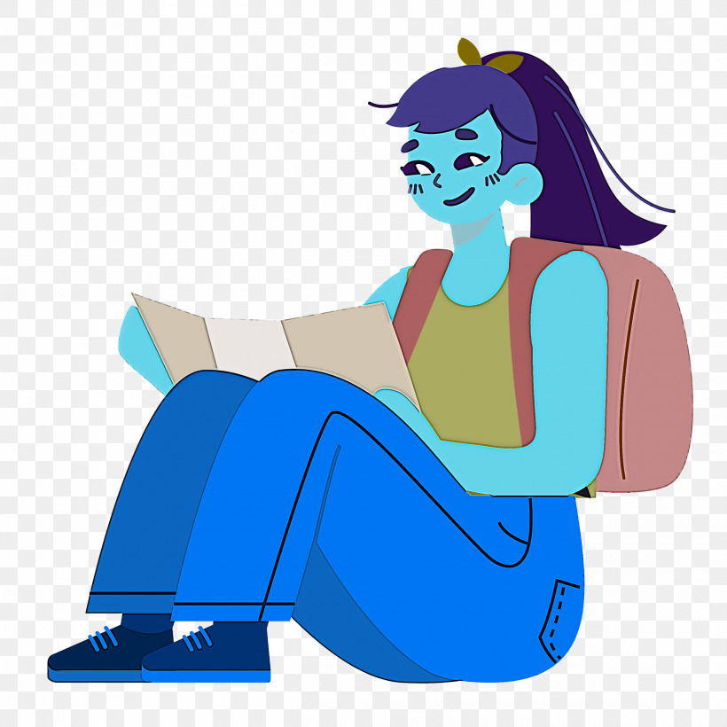 Sitting Sitting On Floor, PNG, 2500x2500px, Sitting, Behavior, Cartoon, Character, Joint Download Free