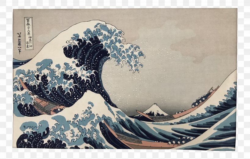 The Great Wave Off Kanagawa Thirty-six Views Of Mount Fuji Japan Printmaking Art, PNG, 4166x2656px, Great Wave Off Kanagawa, Art, Artist, Artwork, Great Red Dragon Paintings Download Free