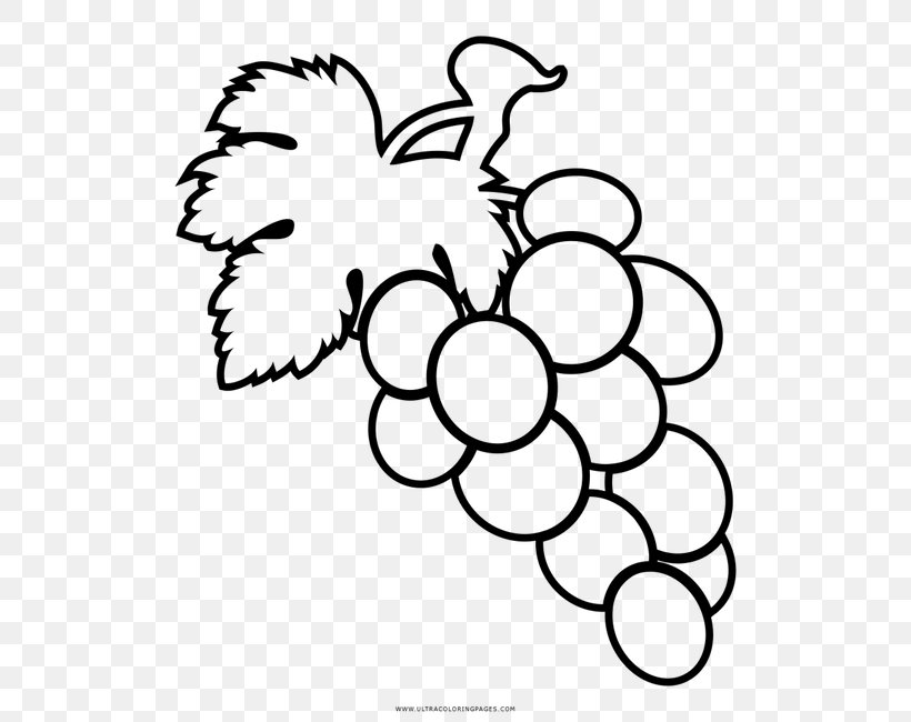 Grape Coloring Book Drawing Fruit, PNG, 650x650px, Grape, Animaatio, Apple, Area, Black And White Download Free