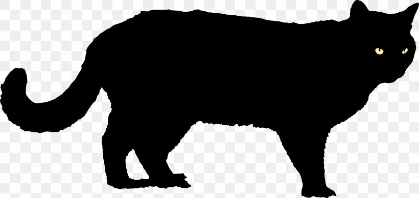Pony Pig Silhouette Clip Art, PNG, 3697x1756px, Pony, Black, Black And White, Black Cat, Bombay Download Free