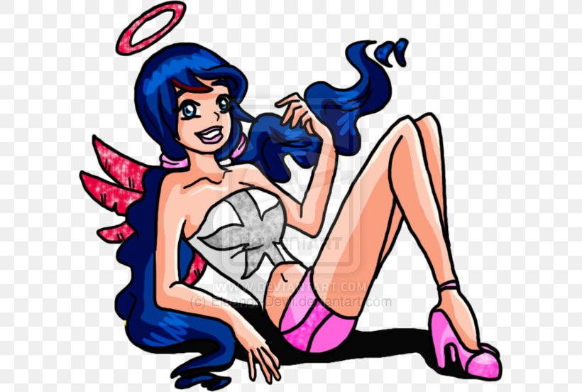 Devil Drawing Angel Fan Art, PNG, 600x552px, Devil, Angel, Art, Artwork, Cartoon Download Free