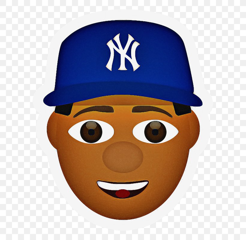 Emoticon Smile, PNG, 800x800px, New York Yankees, Baseball, Baseball Cap, Cap, Cartoon Download Free